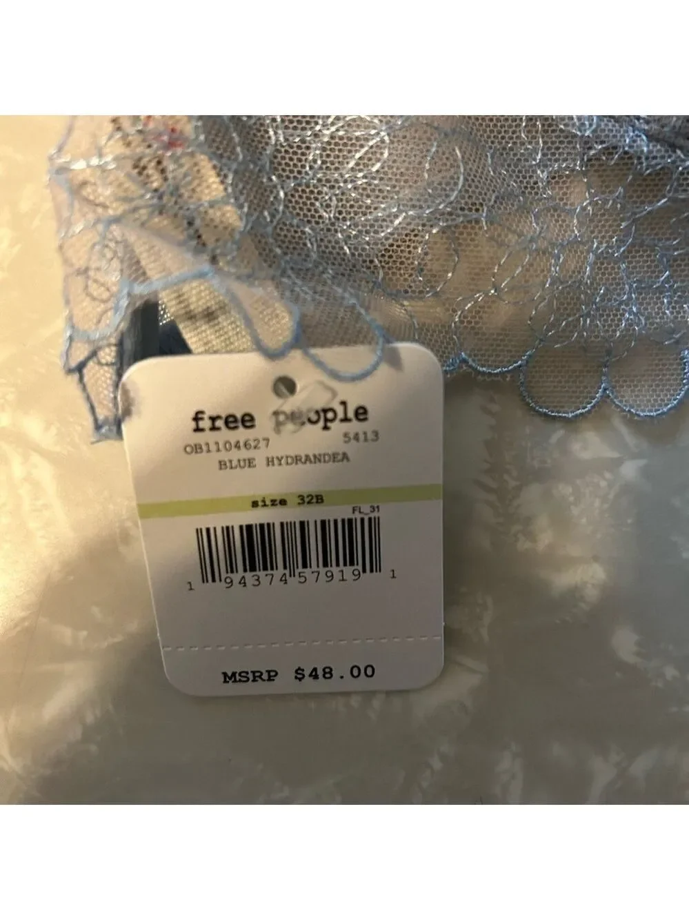 Free people lucia underwire bra